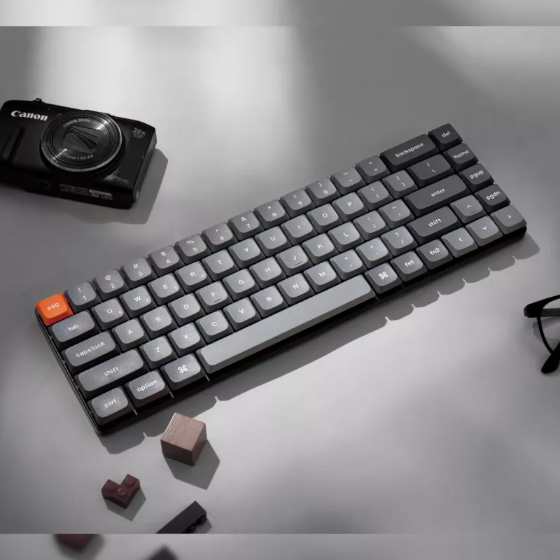 Keychron K7 Max QMK/VIA 65% draadloos mechanisch toetsenbord | rode switches
