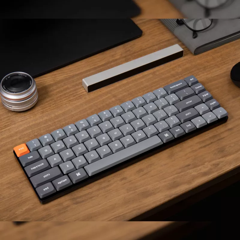 Keychron K7 Max QMK/VIA 65% draadloos mechanisch toetsenbord | rode switches