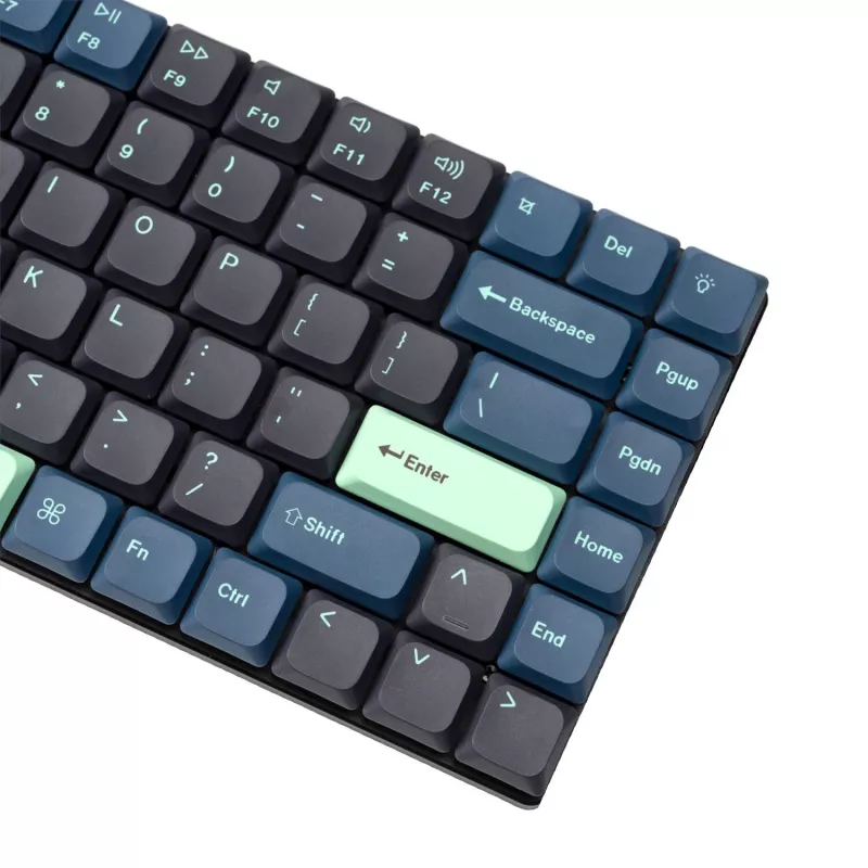 Keychron Low Profile Dye-Sub PBT LSA Full Set Keycap Set – Hacker Edition (133 toetsen, PBT, low profile)