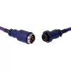 Keychron Premium Coiled Aviator USB-kabel Type-C + USB-A adapter, afneembare aviator-stekker, 108 cm