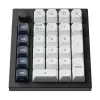 Keychron Q0 Max QMK Gateron Jupiter Banana RGB draadloos custom nummerblok shell wit
