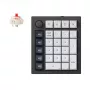 Keychron Q0 Max QMK Gateron Jupiter Red RGB draadloos custom nummerblok carbon zwart