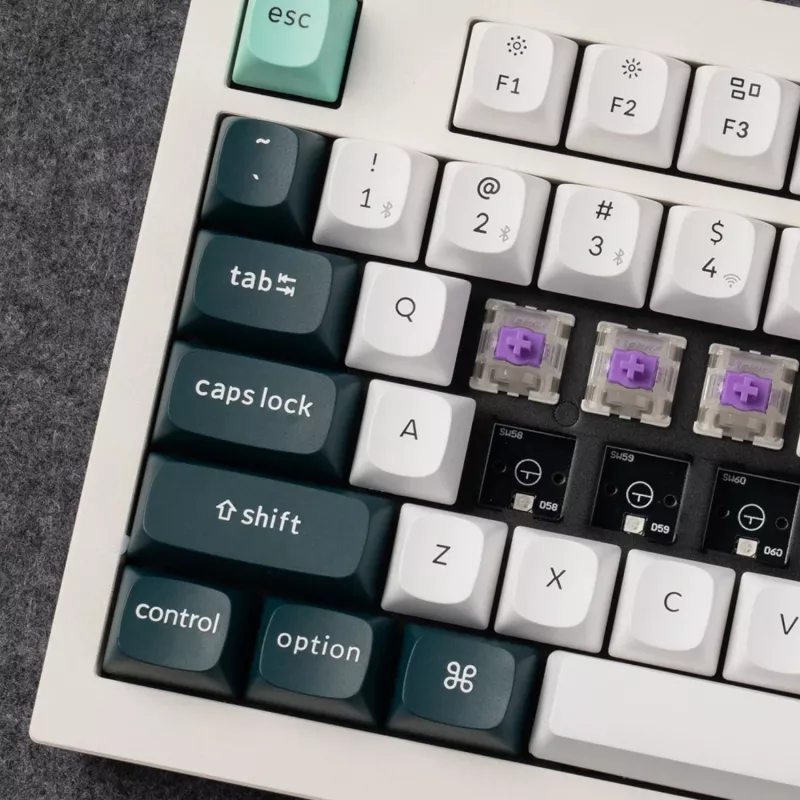 Keychron Q3 HE QMK 80% draadloos custom mechanisch toetsenbord (Nebula Switch) - Shell White