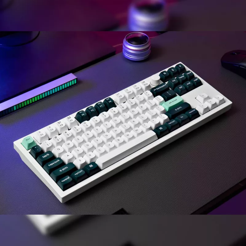 Keychron Q3 HE QMK 80% draadloos custom mechanisch toetsenbord (Nebula Switch) - Shell White