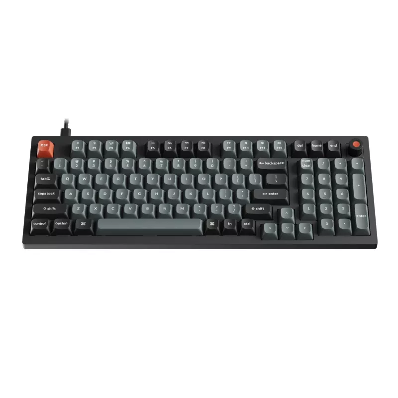 Keychron V5 Ultra 96% 8K Red Switch Hot-Swappable Silk POM RGB draadloos toetsenbord