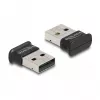 KeySonic super mini-toetsenbord met touchpad en blauwe achtergrondverlichting, UK-layout, zwart (KSK-3210ELU)