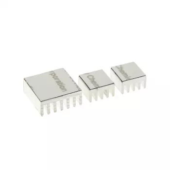 KING MOD SERVICE Raspberry Pi koellichaam-set - zilver