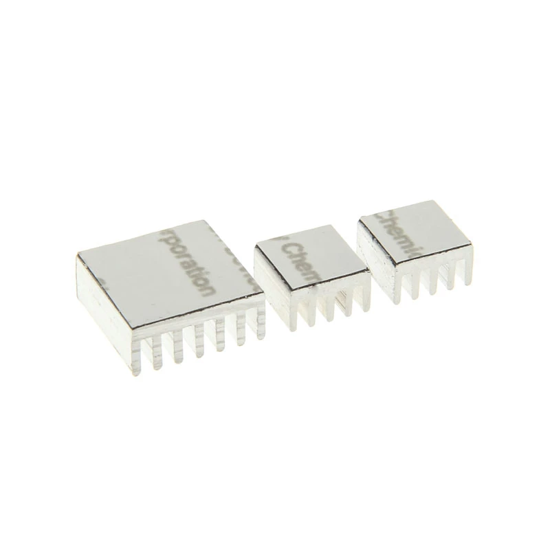 KING MOD SERVICE Raspberry Pi koellichaam-set - zilver