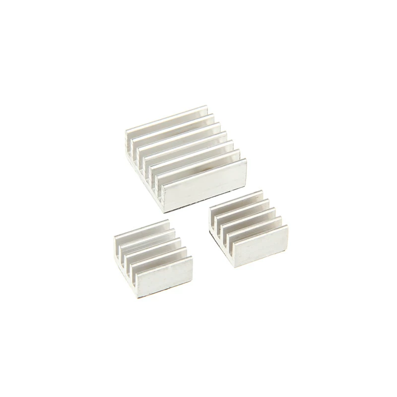 KING MOD SERVICE Raspberry Pi koellichaam-set - zilver