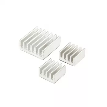 KING MOD SERVICE Raspberry Pi koellichaam-set - zilver