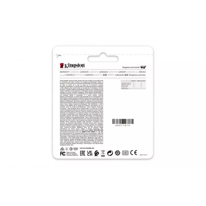 Kingston DataTraveler Exodia Onyx 64GB USB 3.2 Flashdrive