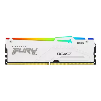 Kingston FURY Beast White RGB EXPO 32GB DDR5-6400 CL32 DIMM werkgeheugen