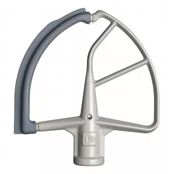 KitchenAid 5KFE7T Flex Edge Beater voor standmixer - wit met grijze siliconenrand
