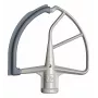 KitchenAid 5KFE7T Flex Edge Mengblad voor keukenmachine – Wit met grijze siliconenrand