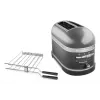 KitchenAid 5KMT2204EMS 2-sleuven broodrooster, 1250 W, grijs