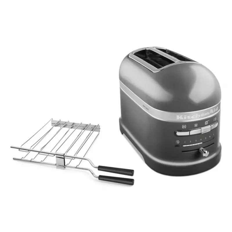 KitchenAid 5KMT2204EMS 2-sleuven broodrooster, 1250 W, grijs