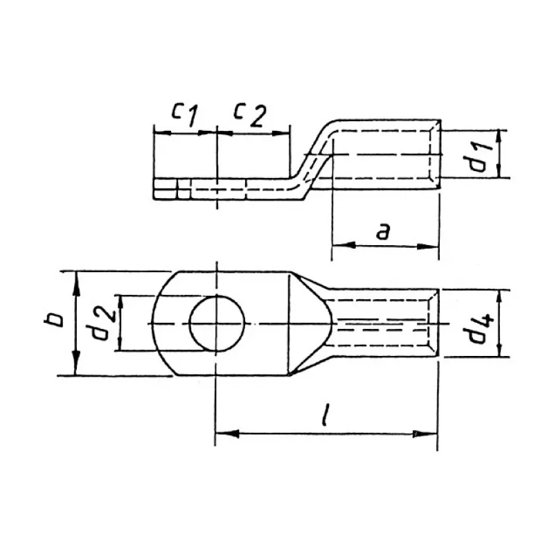 GUSTAV KLAUKE GMBH KLAU perskabelschoen 103R8 16mm² M8 galvanisch vertind