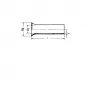 Klauke 8225V vertinde koperen buiskabelschoen 95 mm² M10