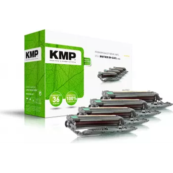 KMP B-DR32 tonereenheid refurbished compatibel - zwart, cyaan, magenta, geel (4-pack)