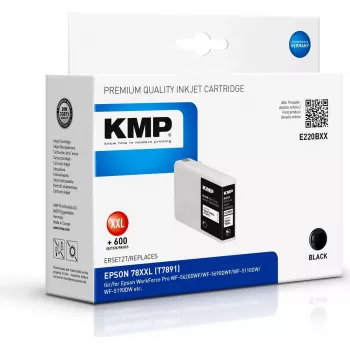KMP E220BXX - 80 ml - High Yield - zwart - compatibel - inktpatroon (alternatief voor Epson T7891) voor Epson WorkForce Pro WF-5110DW, WF-5190DW, WF-5620DWF, WF-5690DWF