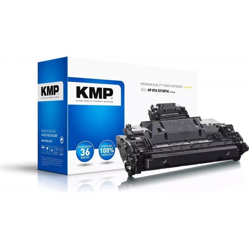 KMP tonerpatroon vervangt HP 87A CF287A zwart 9000 pagina's compatibel