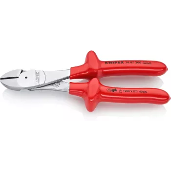 KNIPEX VDE hoogoverbrengings-zijkniptang 200 mm