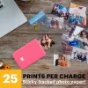 KODAK STEP Instant Mobiele Fotoprinter - ZINK 2x3 inch - 1 ppm - Bluetooth - Roze