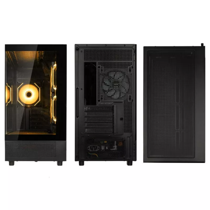 KOLINK GSI SmartAssembly ARGB glas Micro-ATX behuizing - 750W Gold