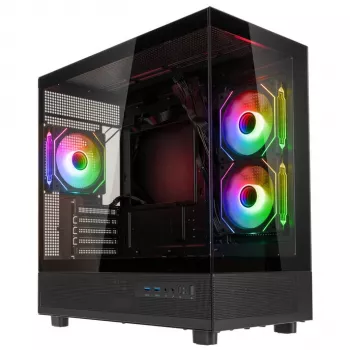 KOLINK GSI SmartAssembly ARGB glas Micro-ATX behuizing - 750W Gold