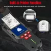 KONNWEI 6V/12V/24V accutester met ingebouwde printer