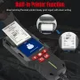 KONNWEI 6V/12V/24V accutester met ingebouwde printer