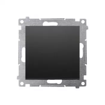 KONTAK-SIMON Simon 54 module mat zwart 1-voudige schakelaar veerklemmen 10AX 250V