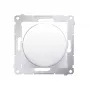 KONTAK-SIMON Simon 54 module witte LED-dimmer, druk- en draairegelaar, 1-polig, 2-250W, schroefklemmen, 230V