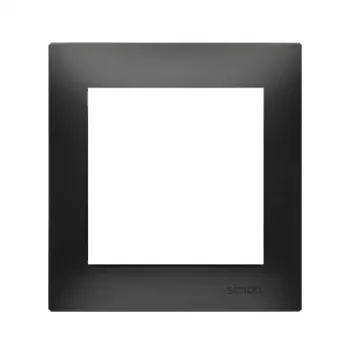 KONTAK-SIMON Simon 54 Premium frame, matzwart, 1-voudig