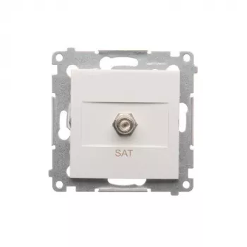 KONTAK-SIMON SIMON 54 satelliet-TV-aansluitmodule F-type wit