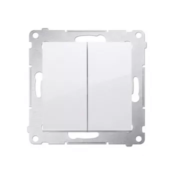 KONTAK-SIMON Simon 54 serie schakelmodule, wit, veerklemmen, 10AX 250V, 2-polig