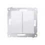 KONTAK-SIMON Simon 54 serie schakelmodule, wit, veerklemmen, 10AX 250V, 2-polig