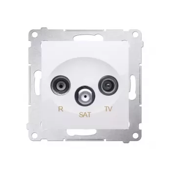 KONTAK-SIMON SIMON 54 White RTV-SAT contactdoos 1dB