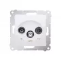 KONTAK-SIMON SIMON 54 White RTV-SAT contactdoos 1dB