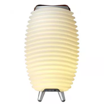 KOODUU SYNERGY 35 LED-lamp met bluetooth-luidspreker en koelvak - 41 x 24 cm, wit