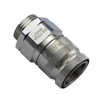 Koolance QD3 Snelkoppeling, 10mm Slangtule met G1/4 inch Buitendraad naar Snelkoppeling - nikkel