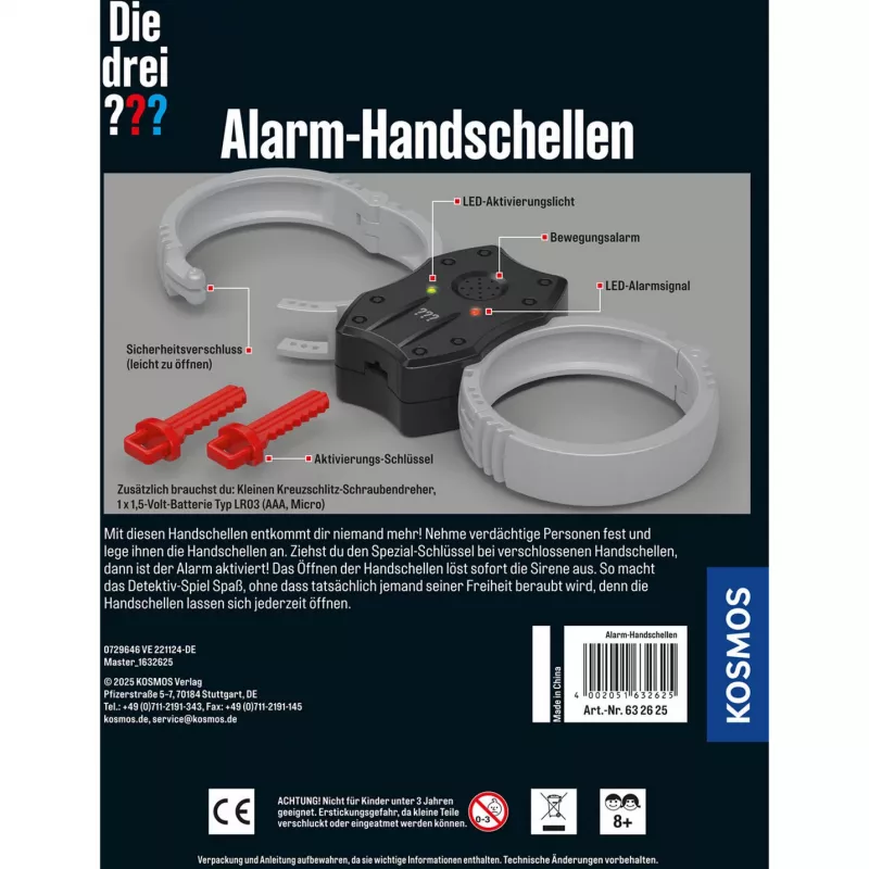 Kosmos Die drei ??? Alarm-handboeien