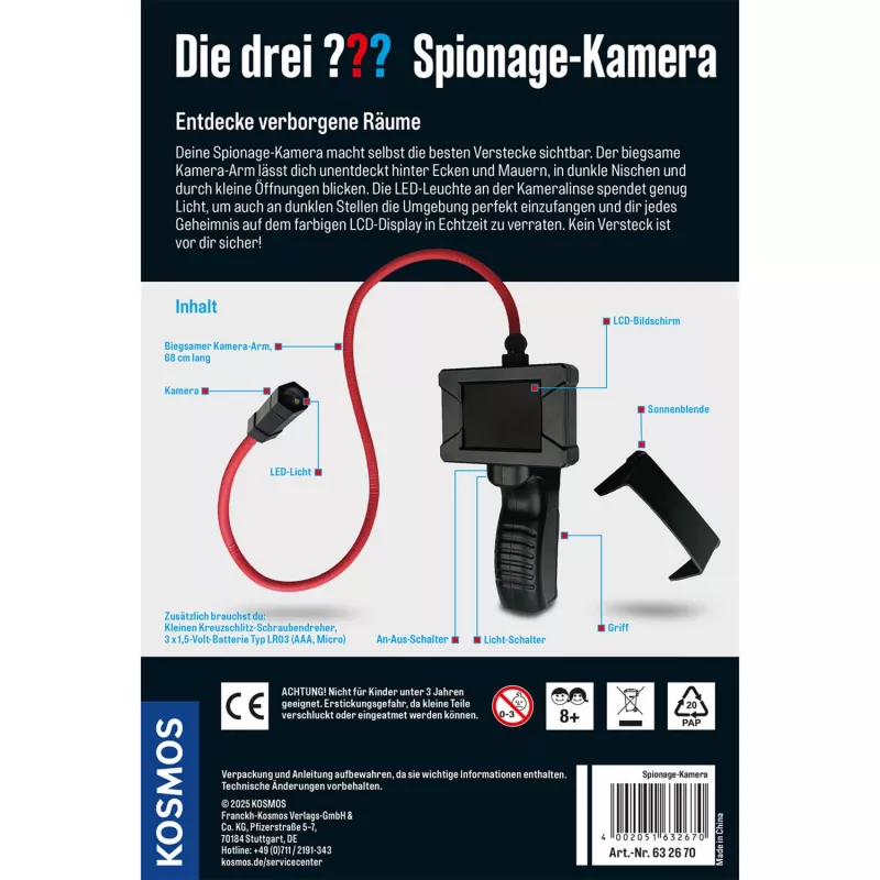KOSMOS Die drei ??? spionagecamerset