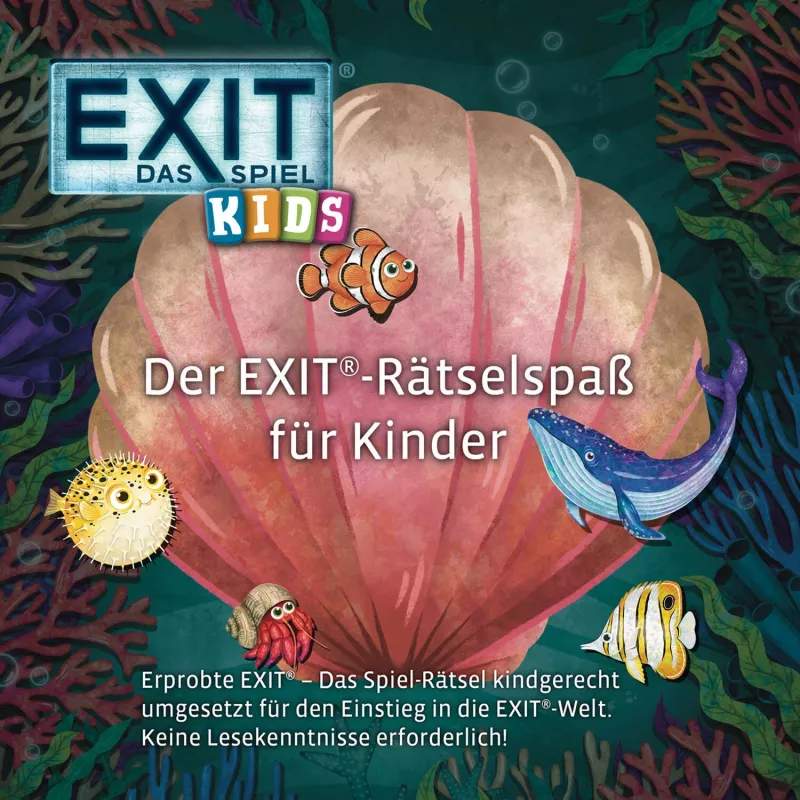Kosmos EXIT - Het spel Kids puzzelplezier in de zee