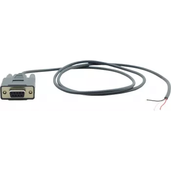 Kramer Electronics C-D9F/OPEN RS-232 besturingskabel, DB9-bus naar open einde, 3 m, zwart 95-0210010