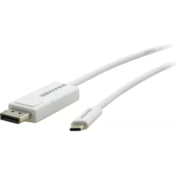 Kramer Electronics C-USBC/DPM-6 USB-C naar DisplayPort adapterkabel, 1,8 m, wit 99-97211206