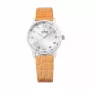 KRONOS dameshorloge K021.32.19 quartz analoog 40 mm RVS