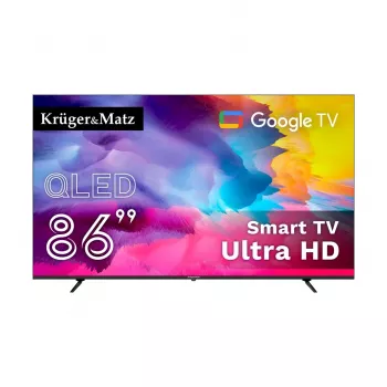 Kruger&Matz KM0286UHD-G2 86 inch 4K UHD QLED smart TV met Android TV, DVB-T2/S2/C, HDR10, Dolby Audio, Wi-Fi, Bluetooth