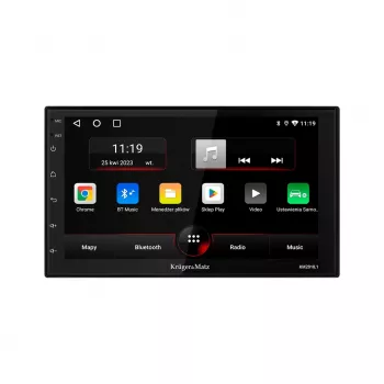 Kruger&Matz KM2010 CarPlay/Android Auto 7 inch 2-DIN autoradio met draadloze Apple CarPlay & Android Auto, GPS, Bluetooth, 4x45W