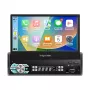 Kruger & Matz KM2018 autoradio met 7 inch uitschuifbaar touchscreen, Apple CarPlay & Android Auto